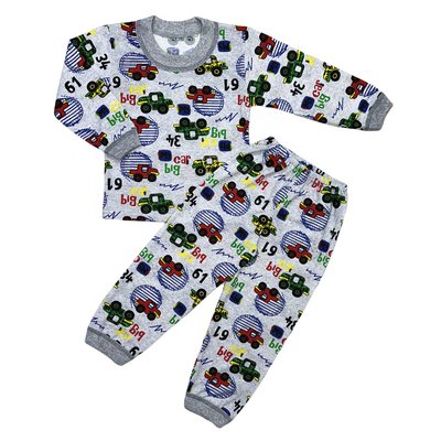 Пижама для мальчиков "Машинки" (кулир) М62001М(машинки)