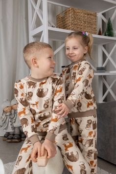 Костюм дитячий (з начосом) М14103(бежевый)